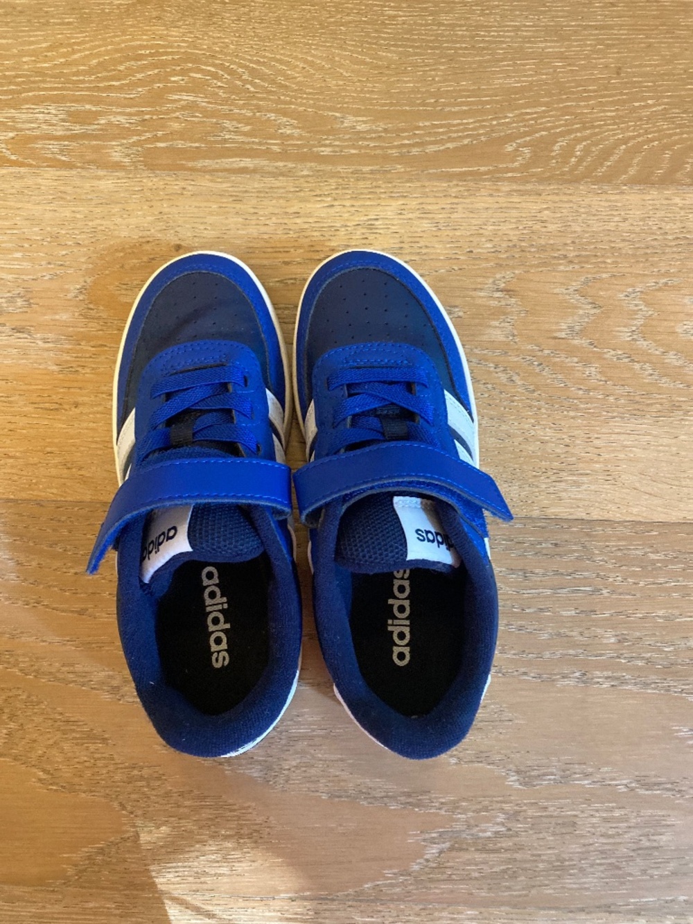 Adidas Breakbase Elastic Lace & Strap Sneaker Size 1.5 (Never Worn)